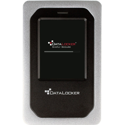 DataLocker DL4 FE 2 TB Portable Solid State Drive - External  - USB 3.2 Type C - 256-bit Encryption Standard - 3 Year Warranty (Fleet Network)