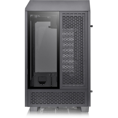 Thermaltake The Tower 100 Mini Chassis - Mini-tower - Black - SPCC, Tempered Glass - 4 x Bay - 0 - Mini ITX Motherboard Supported - 3 (CA-1R3-00S1WN-00)