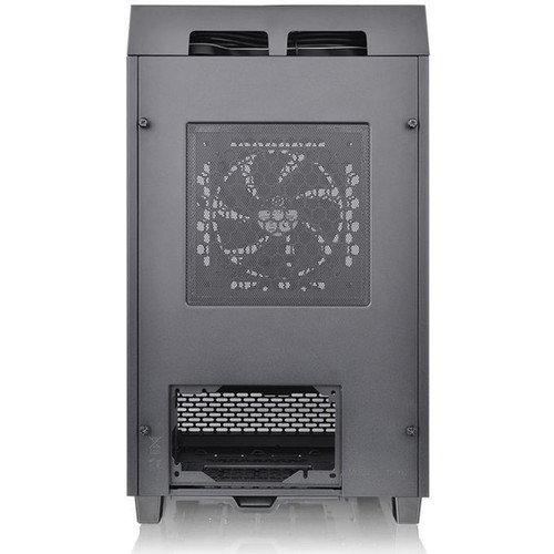 Thermaltake The Tower 100 Mini Chassis - Mini-tower - Black - SPCC, Tempered Glass - 4 x Bay - 0 - Mini ITX Motherboard Supported - 3 (CA-1R3-00S1WN-00)