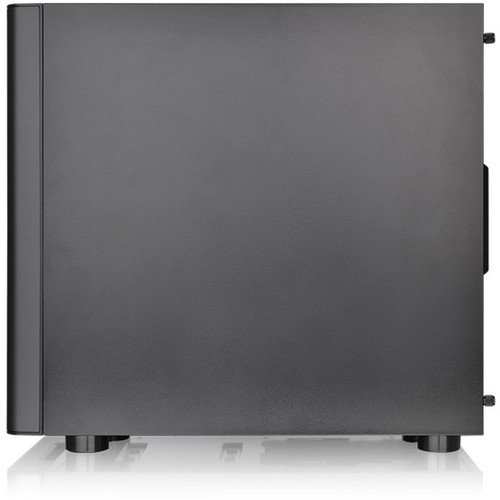 Thermaltake V150 Tempered Glass ARGB Breeze Micro Chassis - Mid-tower - Black - SPCC, Tempered Glass - 2 x Bay - 0 - Micro ATX, Mini - (CA-1R1-00S1WN-02)