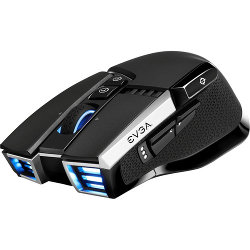 EVGA X20 Gaming Mouse - Optical - Cable/Wireless - Bluetooth - 2.40 GHz - Black - USB - 16000 dpi - 10 Button(s) (Fleet Network)