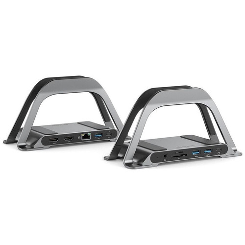ALOGIC Bolt Plus USB-C Docking Station with stand - ALOGIC Bolt Plus 10-in-1 USB-C Hub Laptop docking station with 100W Power Delivery (Fleet Network)