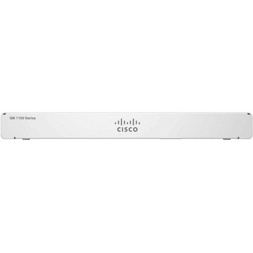 Cisco ISR1100X-4G 1 SIM Cellular, Ethernet Wireless Integrated Services Router - 4G - 2 x Antenna - 3 x Network Port - 1 x Broadband - (Fleet Network)