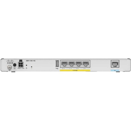 Cisco ISR1100X-4G Integrated Services Router - 4G Cellular - Gigabit Ethernet - 3 Network Ports - 1 Broadband Port - 2 Antennas