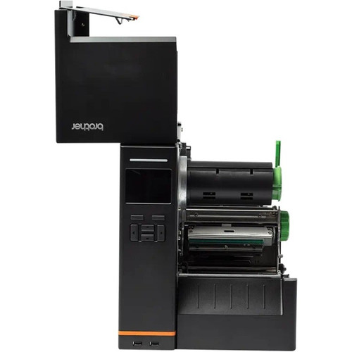 Brother TJ-4420TN Industrial Direct Thermal/Thermal Transfer Printer - Monochrome - Label Print - USB - Serial - Black - Display - ft (TJ4420TN)