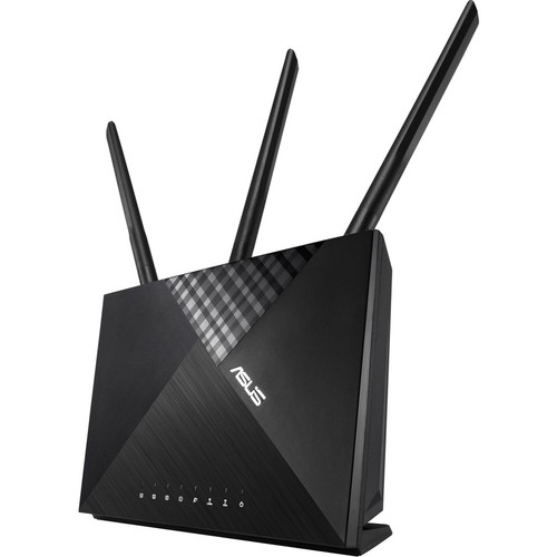 Asus RT-AC67P Wi-Fi 5 IEEE 802.11a/b/g/n/ac Ethernet Wireless Router - 2.40 GHz ISM Band - 5 GHz UNII Band - 3 x Antenna(3 x External) (Fleet Network)