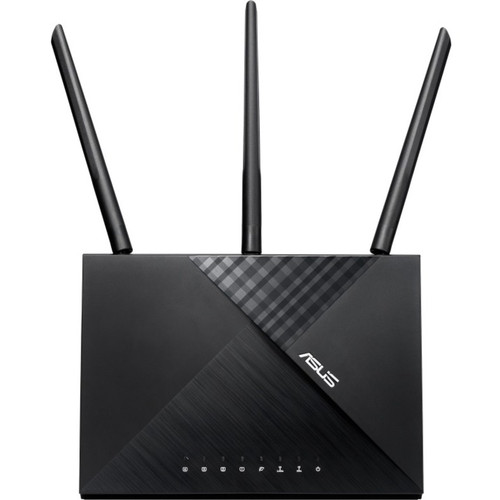 Asus RT-AC67P Wi-Fi 5 IEEE 802.11a/b/g/n/ac Ethernet Wireless Router - 2.40 GHz ISM Band - 5 GHz UNII Band - 3 x Antenna(3 x External) (Fleet Network)