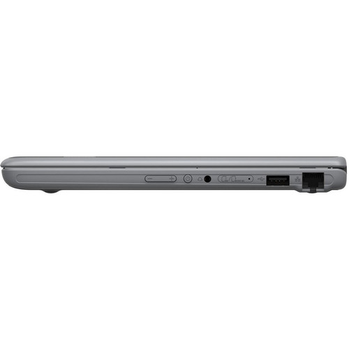 Asus BR1100F Rugged 11.6 Inch Touchscreen Convertible 2 In 1 Notebook HD Intel Celeron 4 GB 64 Flash Memory Dark Mm BR1100FKA-QE1S-CB