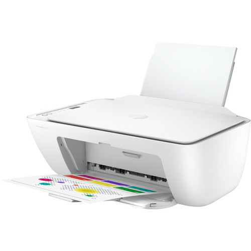 HP 26K68A#1HA Deskjet 2752e Wireless Inkjet All-in-One Printer - Color - Copier/Scanner/Mobile Fax - 7. 5 ppm Mono - 5. 5 ppm Color - 1200 x 1200 dpi