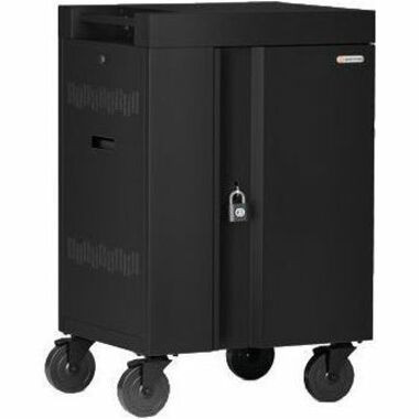 Bretford CUBE Cart Mini - Pre-Wired TVCM24USBC - 4 Casters - 5" (127 mm) Caster Size - Steel - 24" (609.60 mm) Width x 21" (533.40 mm) (Fleet Network)