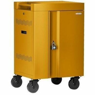 Bretford CUBE Cart Mini - Pre-Wired TVCM24USBC - 4 Casters - 5" (127 mm) Caster Size - Steel - 24" (609.60 mm) Width x 21" (533.40 mm) (Fleet Network)