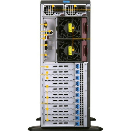 Supermicro SuperServer 740GP-TNRT Server Barebone System - 4U Rack-mountable - Socket LGA-4189 - 2 x Processor Support - Intel C621A - (SYS-740GP-TNRT)