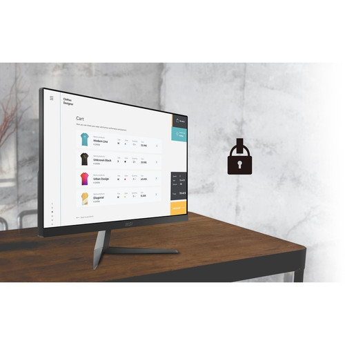 MSI MODAM24111M256 Modern AM241 All-in-One Desktop - 23. 8" Full HD - Intel Core i3-1115G4 - 8GB RAM - 256GB NVMe SSD - Windows 10 Home - Black
