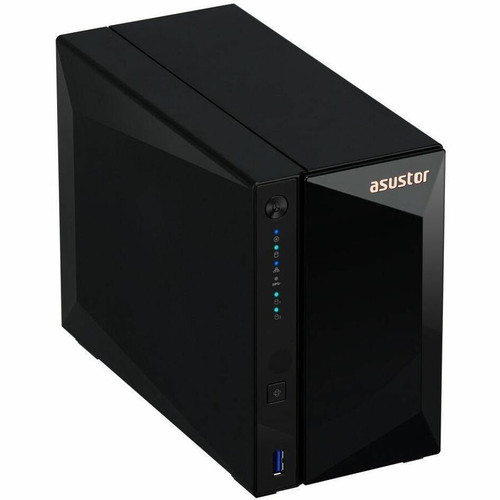 Asustor Drivestor 2 Pro Bay NAS Quad Core 1.4 GHz Port DDR4 Diskless Attached Network Storage ARMed RAM AS3302T