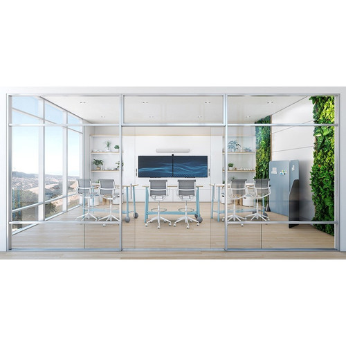 Nureva HDL300-W Audio Conferencing System - Wall-Mountable Speaker Bar with Internal Microphones - 2x RJ-45 - USB - Line In/Out