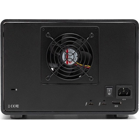 OWC ThunderBay 8 Drive Enclosure Thunderbolt 3 Desktop Black Hot Swappable Bays Eight Support Interface Supported SATA/600 Host HDD X OWCTB38SRT032