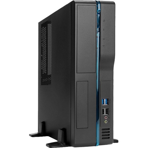 In Win Computer Case - Ultra Small - Black - 5 x Bay - 1 x 300 W - Power Supply Installed - Micro ATX, Mini ITX Motherboard Supported (Fleet Network)