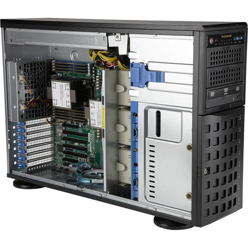 Supermicro SuperServer SYS-740P-TRT Server Barebone System - 4U Tower - Socket LGA-4189 - 2 x Processor Support - Intel C621A Chip - 4 (Fleet Network)