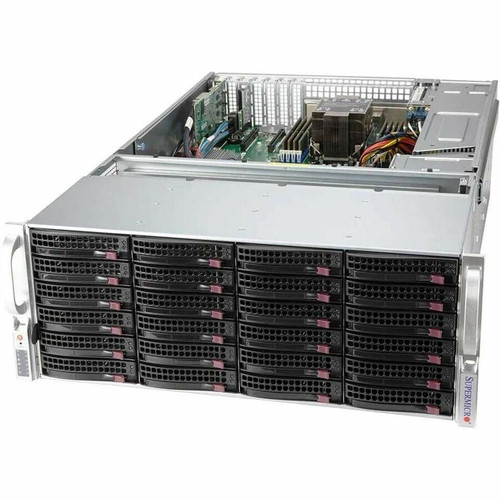 Supermicro SSG-540P-E1CTR36L Server Barebone System - 4U Rack-mountable - Socket LGA-4189 - 1 x Processor Support - Intel C621A Chip - (SSG-540P-E1CTR36L)
