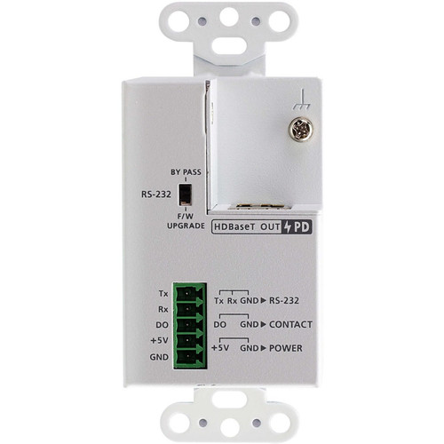 ATEN HDMI HDBaseT Lite Transmitter With US Wall Plate And PoH For Compact Installations 1 Input Device 229.66 Ft Range VE1801AUST