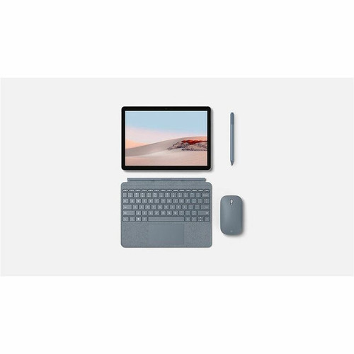 Microsoft Type Cover Keyboard/Cover Case Microsoft Surface Go, Surface Go 2, Surface Go 3 Tablet - Ice Blue - Stain Resistant - Body - (TZQ-00005)