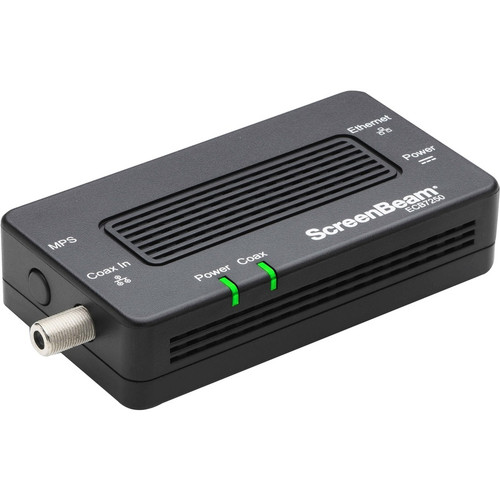 ScreenBeam MoCA 2.5 Network Adapter - 1 x Network (RJ-45) - 2.5 Gigabit Ethernet - 2.5GBase-T - Power Adapter (Fleet Network)