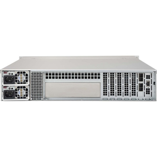 Supermicro Super Chassis CSE-826BE1C-R609JBOD Server Case - Rack-mountable - Black - 2U - 12 x Bay - 2 x 650 W - Power Supply - 3 x - (CSE-826BE1C-R609JBOD)