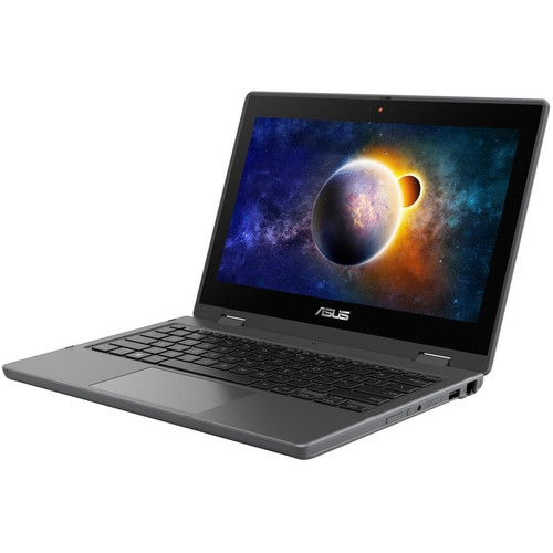 Asus BR1100F 11.6 Inch Touchscreen Convertible 2 In 1 Notebook HD Intel Celeron 4 GB 128 Flash Memory BR1100FKA-QES1S-CB