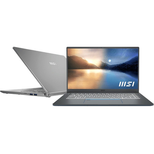 MSI PRESTIGE 15 A11SB-469CA Notebook - 15. 6" FHD IPS - Intel Core i7-1185G7 - 16GB RAM - 512GB SSD - NVIDIA GeForce MX450 - Windows 10 Home - Carbon