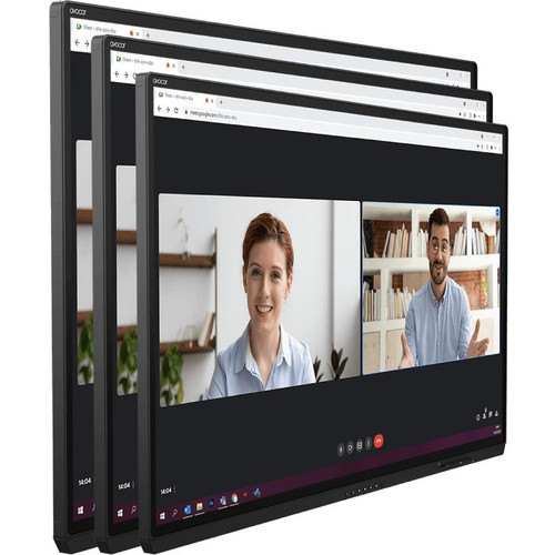 avocor AVG-6560 Collaboration Display - 65" 4K UHD InGlass Touchscreen with 20-Point Multi-Touch - 4 Speakers - 4 Microphones - 40W Audio