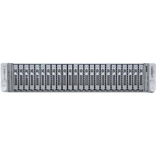 Cisco HyperFlex Server Barebone System - 2U Rack-mountable - 2 x Processor Support - Intel C621A Chip - 8 TB DDR4 SDRAM Maximum RAM - (Fleet Network)