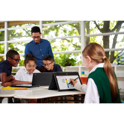 HP Chromebook 11 EE 14 Inch Touchscreen Convertible HD With Intel Celeron 64 GB Flash Memory English Keyboard French Mm X 436C4UT#ABL