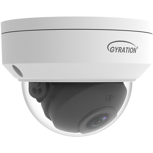 Gyration CyberView 200D 2MP Indoor/Outdoor Dome Network Camera - 1080p HD - 98.43 ft IR Night Vision - IP67 - H. 265 - 3-Axis Adjustable