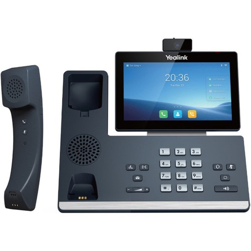 Yealink T58W Pro IP Phone - Corded/Cordless - Corded/Cordless - Wi-Fi, DECT, Bluetooth - Desktop, Wall Mountable - Classic Gray - VoIP (Fleet Network)