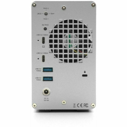 OWC Mercury Elite Pro Dual with 3-Port Hub External Storage Solution - 2 x HDD Supported - 2 x HDD Installed - 24 TB Installed HDD - - (OWCMEDCH7T24)
