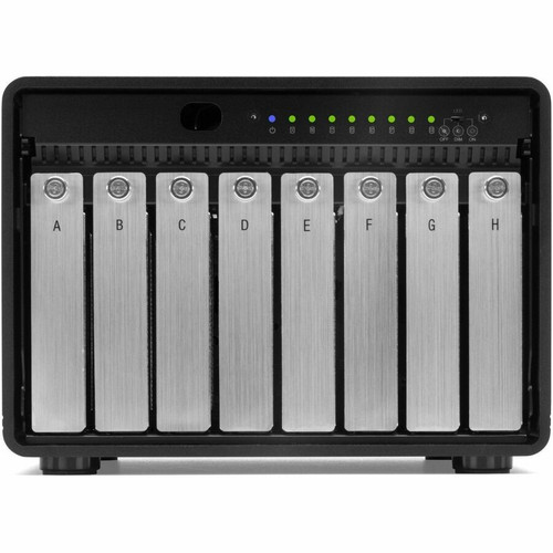 OWC ThunderBay 8 External Storage Enclosure - 8 x HDD Supported - 0 x HDD Installed - 8 x SSD Supported - 0 x SSD Installed - 8 x Bays (OWCTB38JBKIT0)