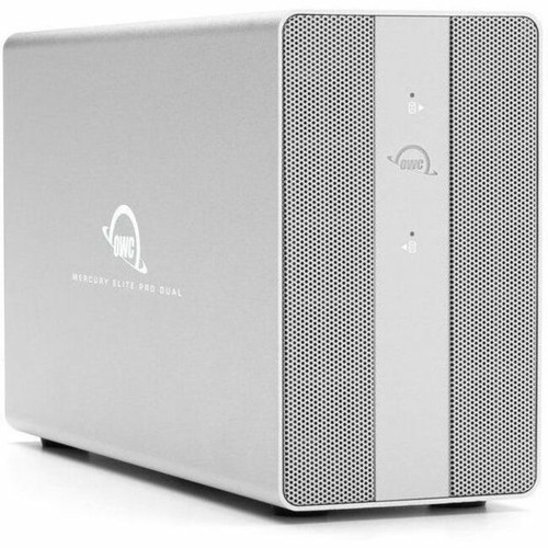 OWC Mercury Elite Pro Dual with 3-Port Hub External Storage Solution - 2 x HDD Supported - 2 x HDD Installed - 12 TB Installed HDD - - (Fleet Network)