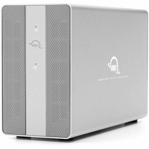 OWC Mercury Elite Pro Dual with 3-Port Hub External Storage Solution - 2 x HDD Supported - 2 x HDD Installed - 32 TB Installed HDD - - (OWCMEDCH7T32)