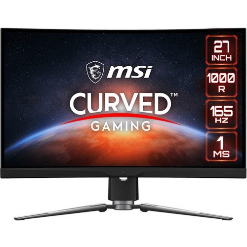 MSI MPG ARTYMIS 273CQR 27" Class WQHD Curved Screen Gaming LCD Monitor - 16:9 - 27" Viewable - Vertical Alignment (VA) - 2560 x 1440 - (Fleet Network)