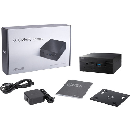 Asus PN51-E1-BB5000XTD Mini PC Barebone System - Ryzen 5 5500U Hexa-Core - 64 GB DDR4 - Gigabit Ethernet - 8 USB Ports