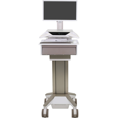 Ergotron CareFit Pro Electric-Lift Cart, LiFe Powered, 1 Tall Drawer (1x1), US/CA/MX - 1 Drawer - Push/Pull Handle - 37.50 lb g) - 4 - (Fleet Network)