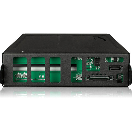 Icy Dock ToughArmor RAID DAS Storage Enclosure Rugged Dual Bay Design 2 Drive Support Installed Supported System HDD SSD X MB902SPR-B