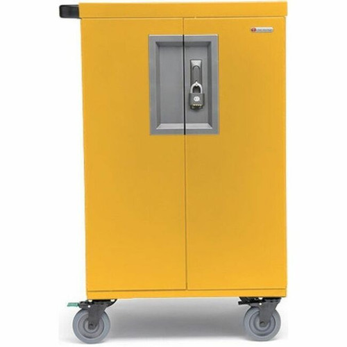 Bretford CORE X Cart Large Charging Cart - 3 Shelf - 4 Casters - Steel - 29.5" (749.30 mm) Width x 26" (660.40 mm) Depth x 44.5" mm) - (Fleet Network)