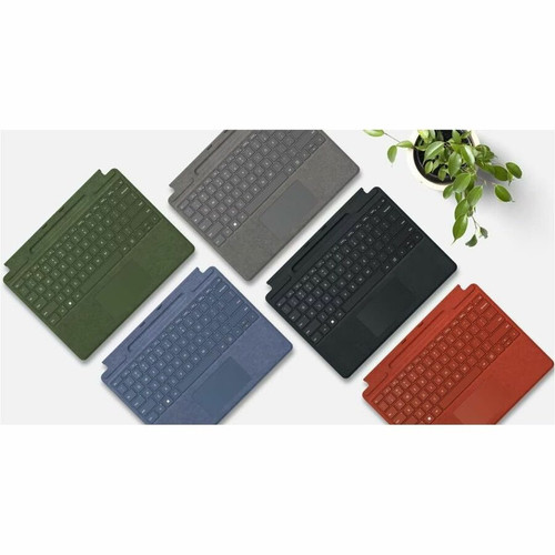Microsoft Signature Keyboard/Cover Case Microsoft Surface Pro 9, Surface Pro 8, Surface Pro X Tablet, Stylus - English Keyboard - Red (8X8-00021)