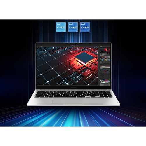 Samsung NP750XDA-KD5CA Galaxy Book 15. 6" Notebook - Intel Core i5-1135G7 - 8GB RAM - 256GB SSD - Windows 11 Home - Mystic Silver