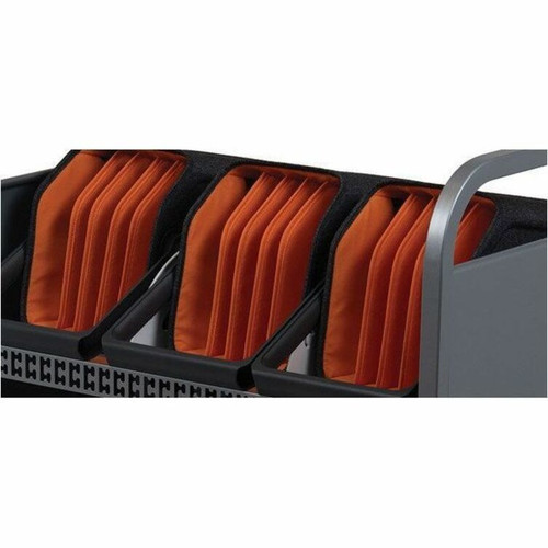 Bretford TVCT30CAD-90DTZ TVCT30CAD CUBE Transport Cart with Caddies - 30-Device Charging Cart - Steel Frame - 4 Casters - 26. 5" x 19. 5" x 36"
