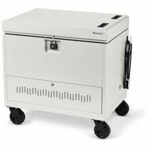 Bretford CUBE Transport Cart with Caddies - TVCT30CAD - 4 Casters - Steel - 34" Width x 23" Depth x 33" Height - Concrete - For 30 (Fleet Network)