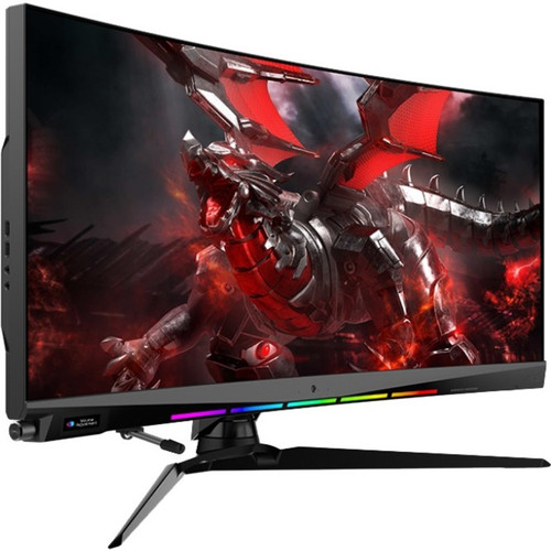MSI MEG MEG381CQR Plus 38" Class UW-QHD+ Curved Screen Gaming LCD Monitor - 21:9 - Black - 37.5" Viewable - Rapid IPS - LED Backlight (Fleet Network)