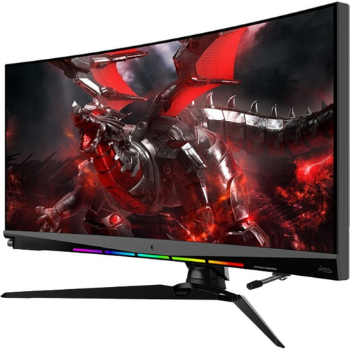 MSI MEG 38 Inch UltraWide Plus UW-QHD Curved Gaming LCD Monitor 21 To 9 Black Rapid IPS LED Backlight Viewable Screen Class MEG381CQRPLUS