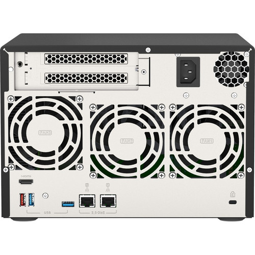 QNAP TVS-675 SAN/NAS Storage System - Zhaoxin KX-U6580 Octa-core (8 Core) 2.50 GHz - 6 x HDD Supported - 6 x SSD Supported - 8 GB RAM (TVS-675-8G-US)
